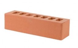 Кирпич лицевой керамический «Красный» пустотелый Евро 0.5НФ