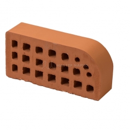 Кирпич фасонный керамический «Абрикос» пустотелый одинарный профиль Б