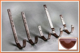 Держатель желоба Nika стропильный RAL8017 Шоколад