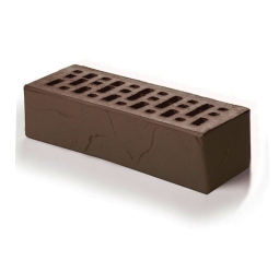 Кирпич лицевой керамический «Шоколад» «Сланец» пустотелый Евро 0.7 НФ