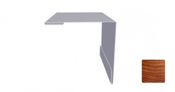 Угол наружный Первая Кровельная 115х115 (декоративно-полимерное покрытие) 2м под светлое дерево