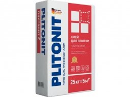 Клей для плитки Plitonit С для внутренних/наружных работ 25кг