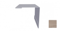 Угол наружный Первая Кровельная 75х75 (декоративно-полимерное покрытие) 3м светлый орех