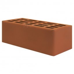 Кирпич лицевой керамический Красный пустотелый утолщенный