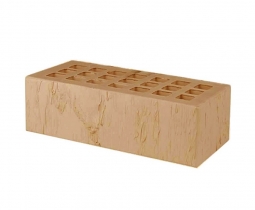 Кирпич лицевой керамический «Медовый» «Скала» пустотелый утолщенный