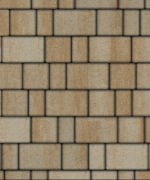 Тротуарная плитка Поревит Старый город Степняк, 80 мм 3 плиты