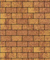 Тротуарная плитка Поревит Прямоугольник Гранит Каир 200х100х40 мм