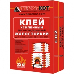 Клей Терракот усиленный жаростойкий 10 кг