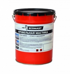 Мастика кровельная Ecomast металлическое ведро 21,5 л