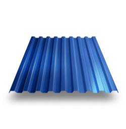 Профнастил С-21 RAL 5005 синий 0,50 мм