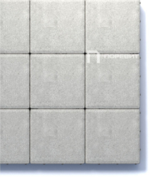 Тротуарная плитка Поревит Квадрат Белый 300х300х80 мм