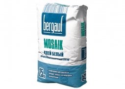Клей для плитки Bergauf Mosaik для мозаики и прозрачной плитки 5кг