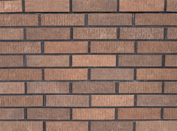 Кирпич лицевой клинкерный «Коричневый» «Бархат» пустотелый Евро 0.7НФ