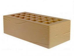 Кирпич лицевой керамический «Медовый» «Дерево» пустотелый утолщенный