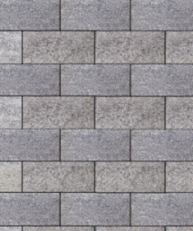 Тротуарная плитка Поревит Прямоугольник Шунгит 80 мм 100х200