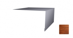 Планка откосная Первая Кровельная 50х150 (декоративно-полимерное покрытие) 2м под светлое дерево