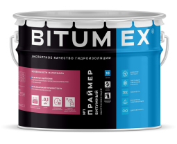 Праймер битумный Bitumex быстросохнущий, 10л