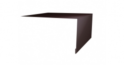 Планка откосная Первая Кровельная 50х200 (полиэстер) 2м коричневый