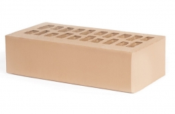 Кирпич лицевой керамический «Светло-молочный Шоколад» «Латте» пустотелый одинарный