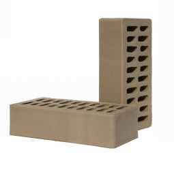 Кирпич лицевой керамический «Дым» пустотелый одинарный