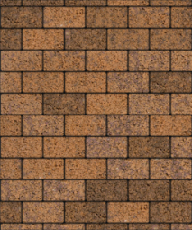 Тротуарная плитка Поревит Прямоугольник Арабская ночь 200х100х60 мм