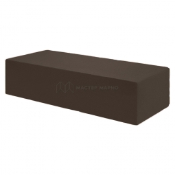 Кирпич лицевой силикатный «Ультракоричневый» полнотелый одинарный