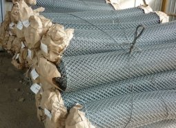 Сетка рабица d=1,4 мм, ячейка 10x10 мм, 1,5х10,0 м оцинкованная