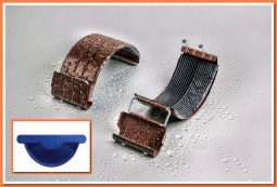 Соединитель желоба Nika D125 RAL5002 Ультрамариново-синий