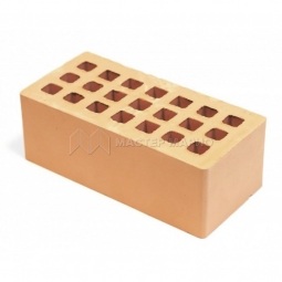 Кирпич лицевой керамический «Соломенный» Евро пустотелый утолщенный