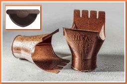 Воронка выпускная Nika D125/100 RR-32 Темно-Коричневый