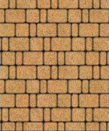 Тротуарная плитка Поревит Классико Гранит Сахара 60 мм 3 камня