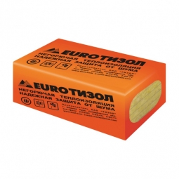 Базальтовый утеплитель Тизол Euro-Вент 1000x600x100 / 4 пл.