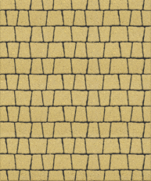 Тротуарная плитка Поревит Абрис Гранит Желтый 60 мм 5 плит