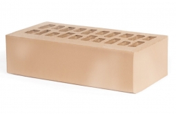 Кирпич рядовой керамический «Светло-молочный шоколад» «Латте» пустотелый одинарный