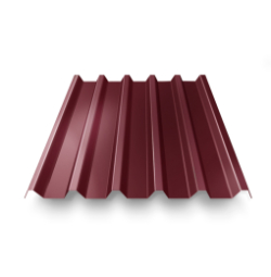 Профнастил С-44 RAL 3005 красное вино 0,7 мм