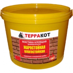 Мастика Терракот жаростойкая 1.5кг