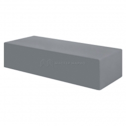 Кирпич лицевой силикатный «Темно-серый» полнотелый Евро 0.7НФ