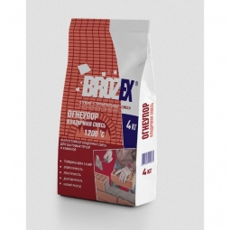 Смесь для кладки печей и каминов Brozex Огнеупор жаростойкая 4 кг