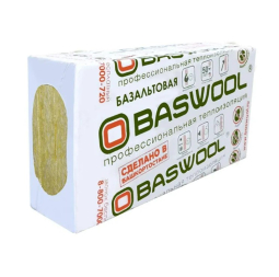 Базальтовый утеплитель Baswool Фасад 120 1200х600х150 мм/ 2шт, 1,44м2