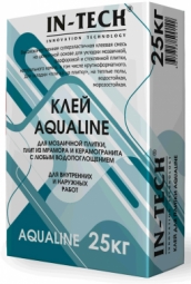 Клей плитки IN-TECK AQUALINE водостойкий 25кг