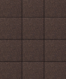 Тротуарная плитка Поревит Квадрат Коричневый 60 мм 300х300