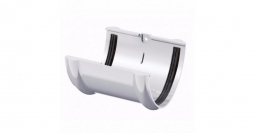 Соединитель желоба Технониколь (Verat) Белый (125х82 мм)