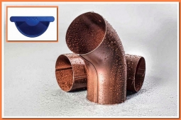 Колено трубы Nika RAL5002 Ультрамариново-синий