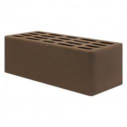 Кирпич лицевой керамический «Шоколад» пустотелый утолщенный