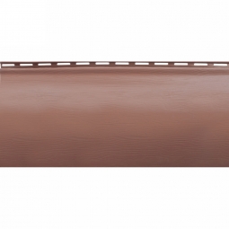 Сайдинг Альта-Профиль Блокхаус «Премиум» однопереломный Красно-коричневый 3100х202х37