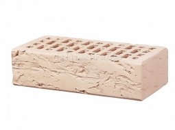 Кирпич лицевой керамический «Лотос» «Кора дерева» пустотелый одинарный