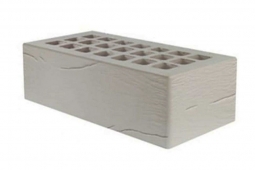 Кирпич лицевой керамический «Серый» «Дерево» пустотелый утолщенный