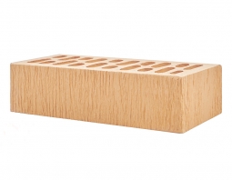 Кирпич лицевой керамический Солома «Утес» пустотелый одинарный