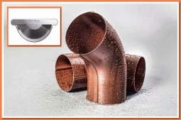 Колено трубы Nika Цинк