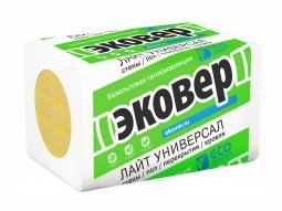 Базальтовый утеплитель Эковер Лайт Универсал 1000х600х50 / 12 пл.